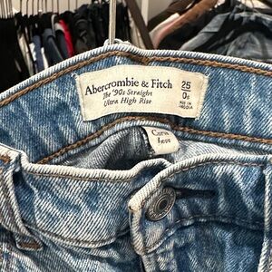 Abercrombie & Fitch Light Blue High Rise Jeans
